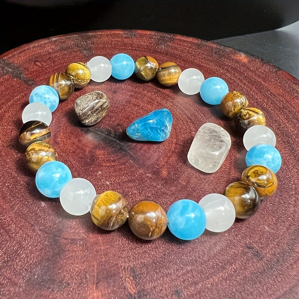 Versatile Tiger Eye Stone Bead Bracelet